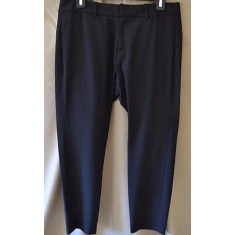Nili Lotan Black Cropped Dress Pants Size 6
